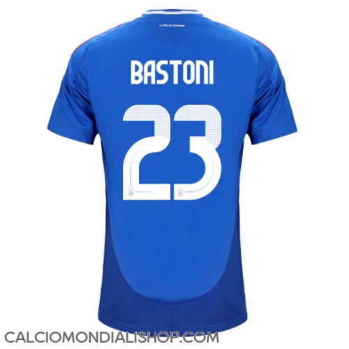 Maglie da calcio Italia Alessandro Bastoni #23 Prima Maglia Europei 2024 Manica Corta